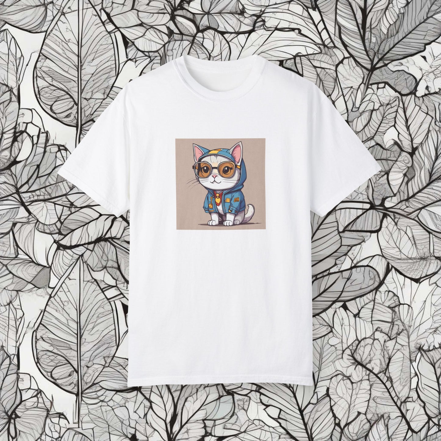 Cool Cat Illustrated Unisex T-Shirt - Perfect for Pet Lovers