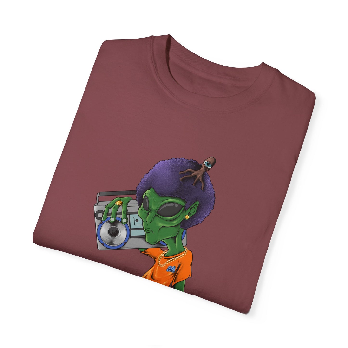 Alien Afro Unisex Tee