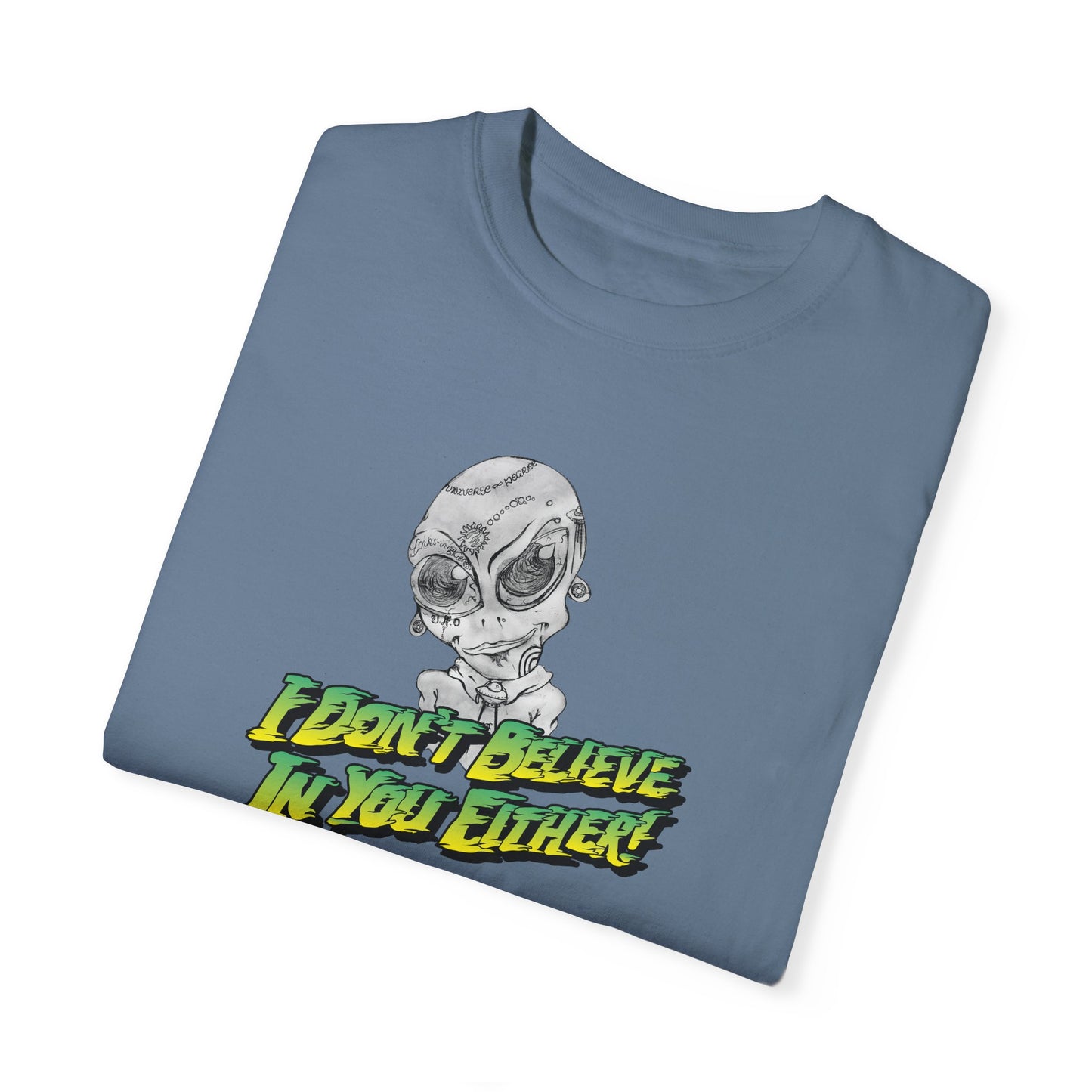 Alien Face Tattoos Unisex T-shirt