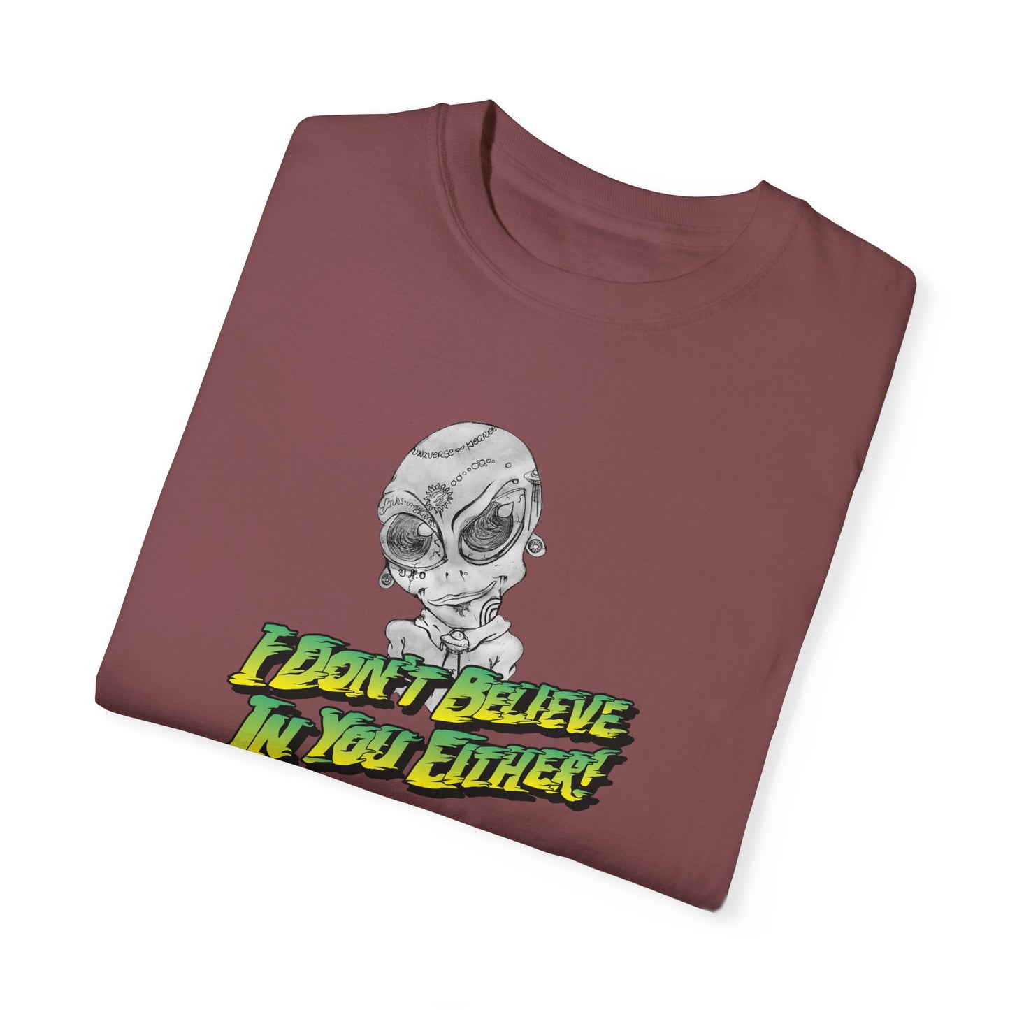 Alien Face Tattoos Unisex T-shirt