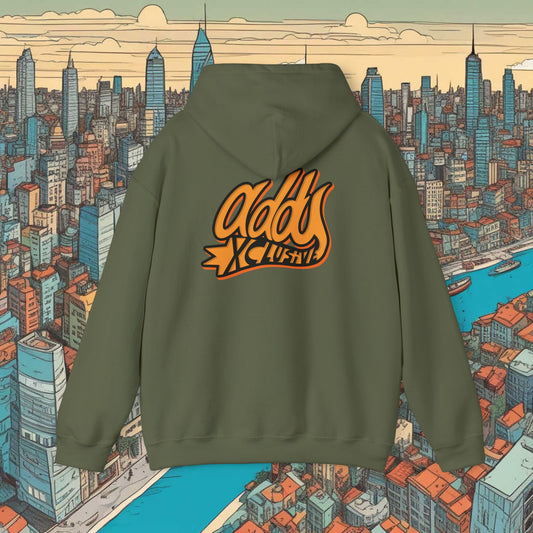 Chic Urban Style Unisex Hoodie with Artistic Graphics