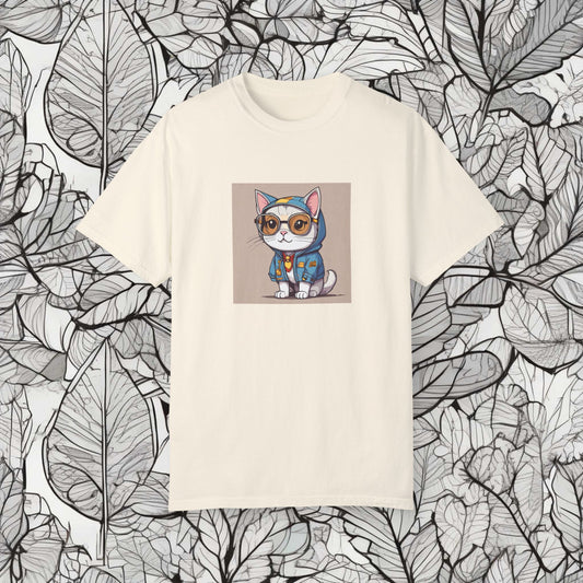 Cool Cat Illustrated Unisex T-Shirt - Perfect for Pet Lovers
