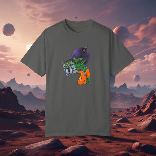 Alien Afro Unisex Tee