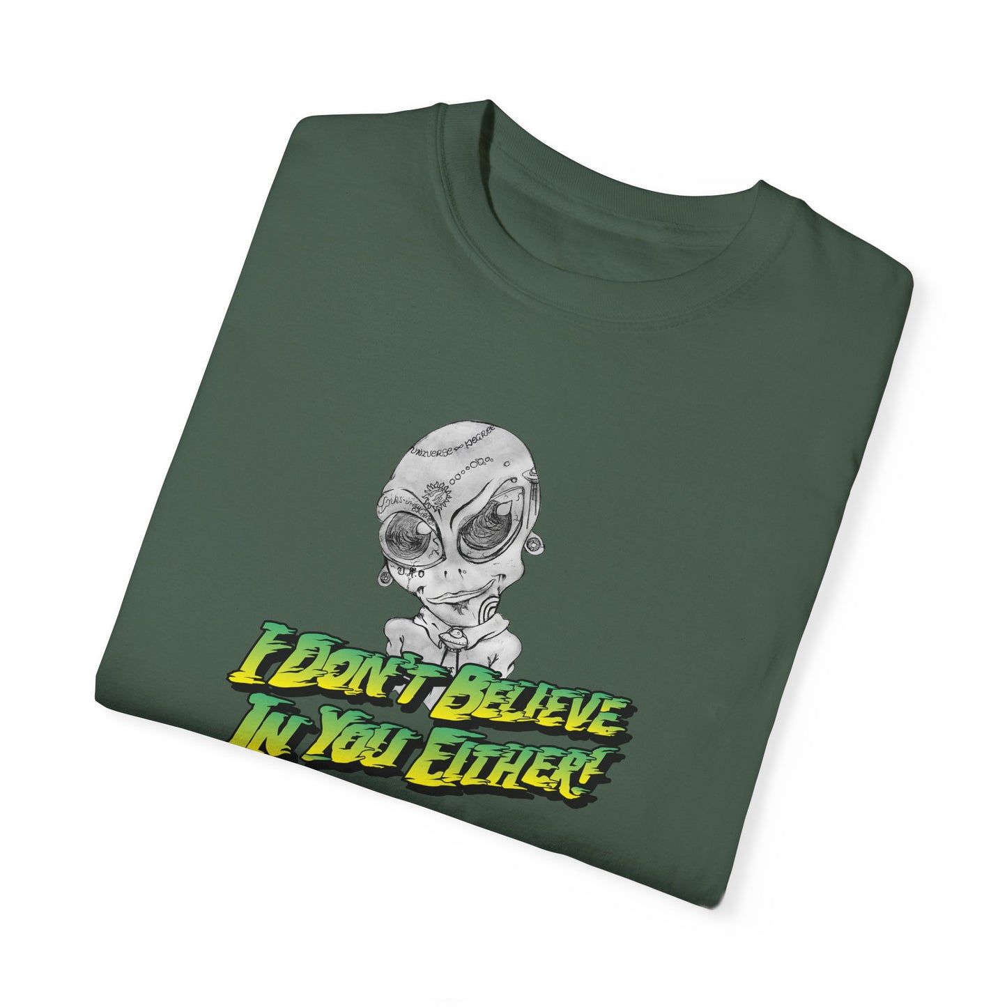 Alien Face Tattoos Unisex T-shirt
