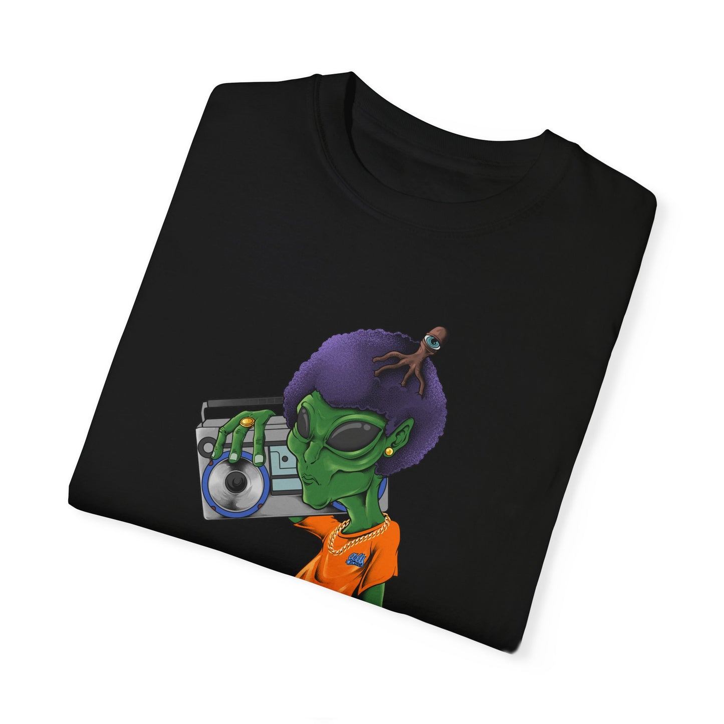 Alien Afro Unisex Tee