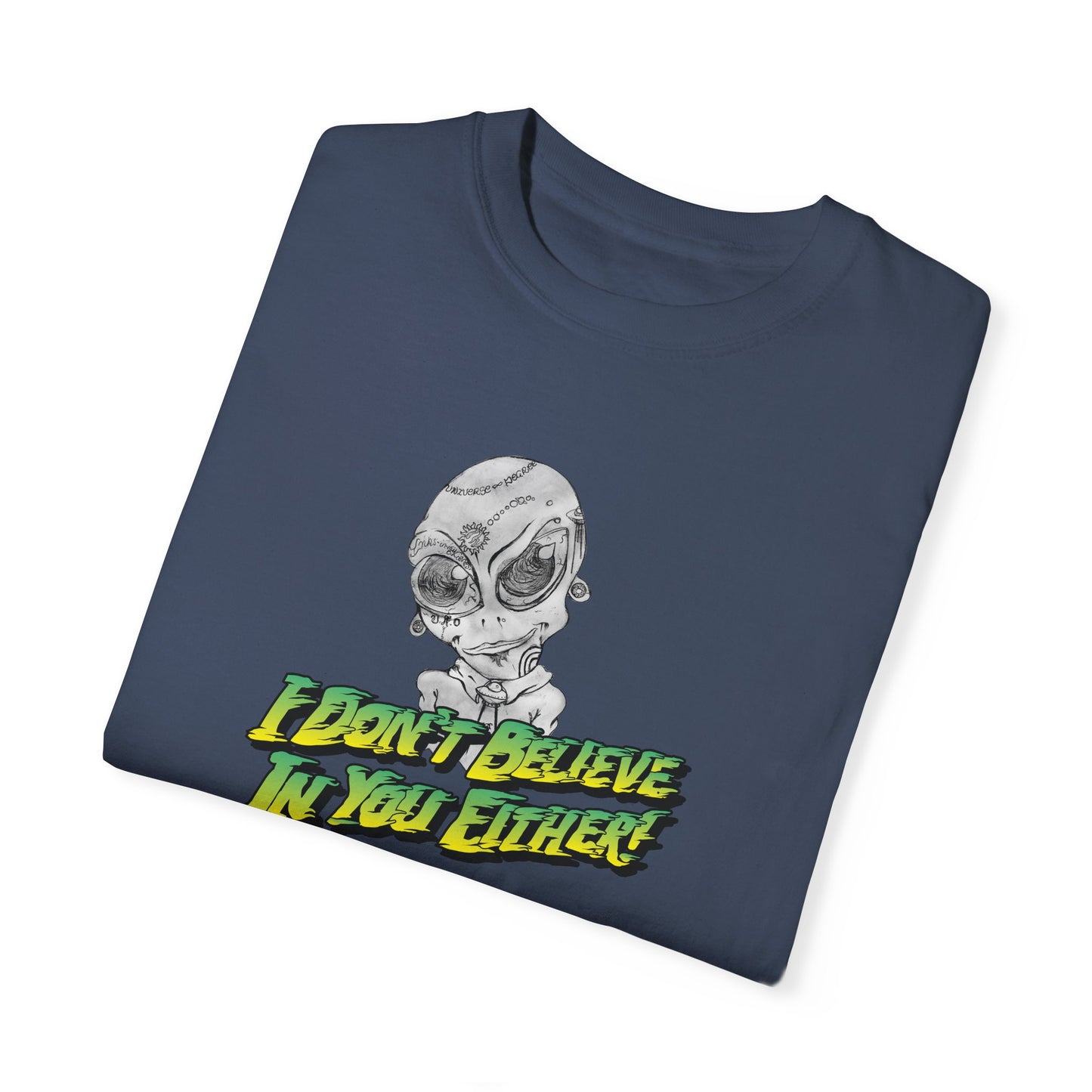 Alien Face Tattoos Unisex T-shirt