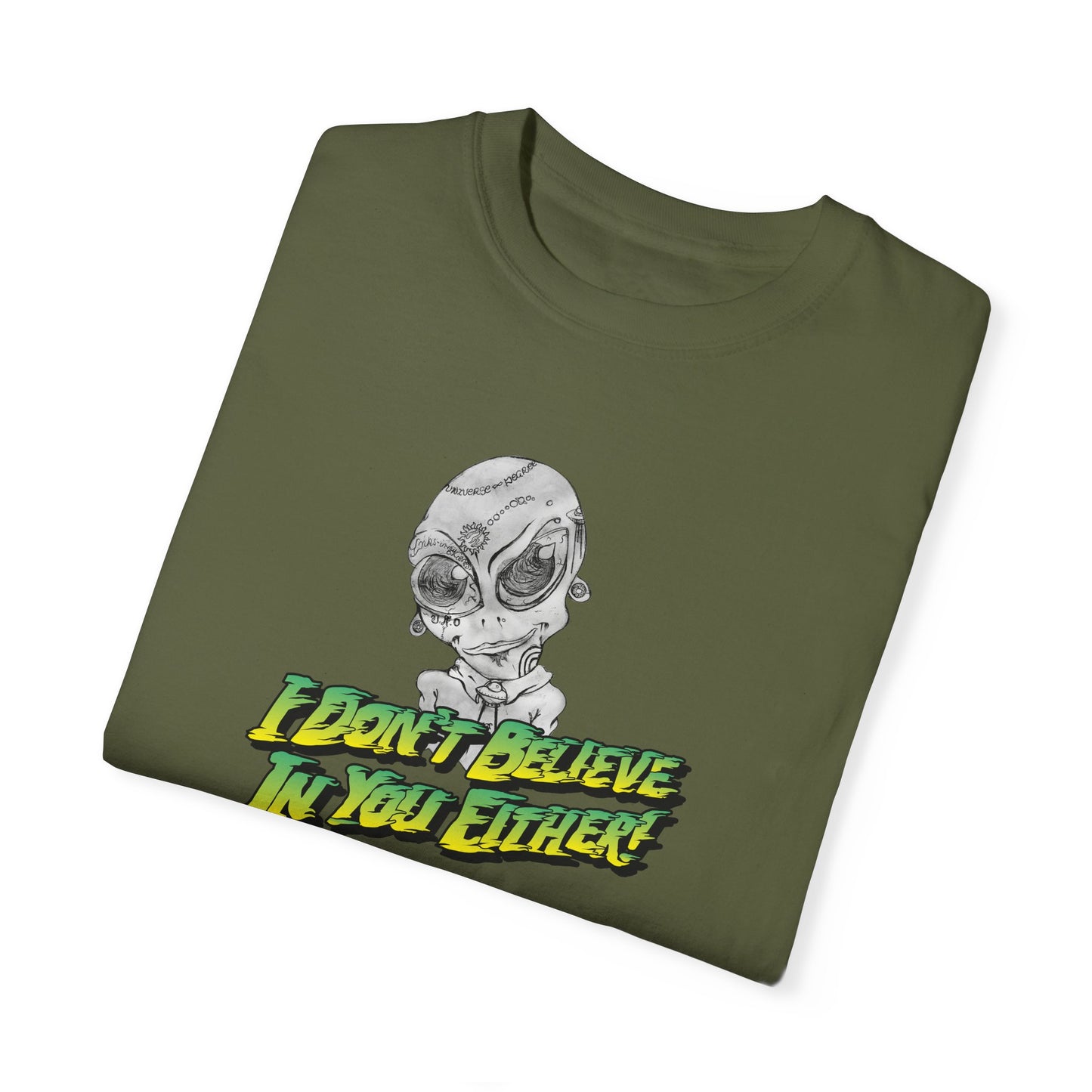 Alien Face Tattoos Unisex T-shirt