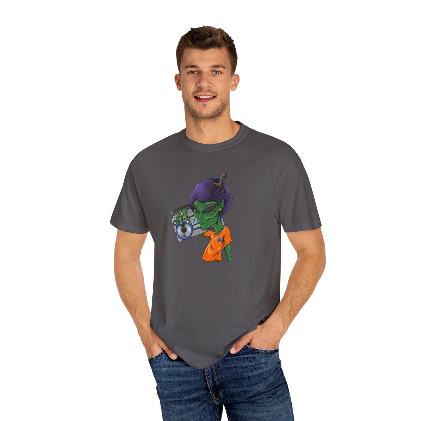 Alien Afro Unisex Tee