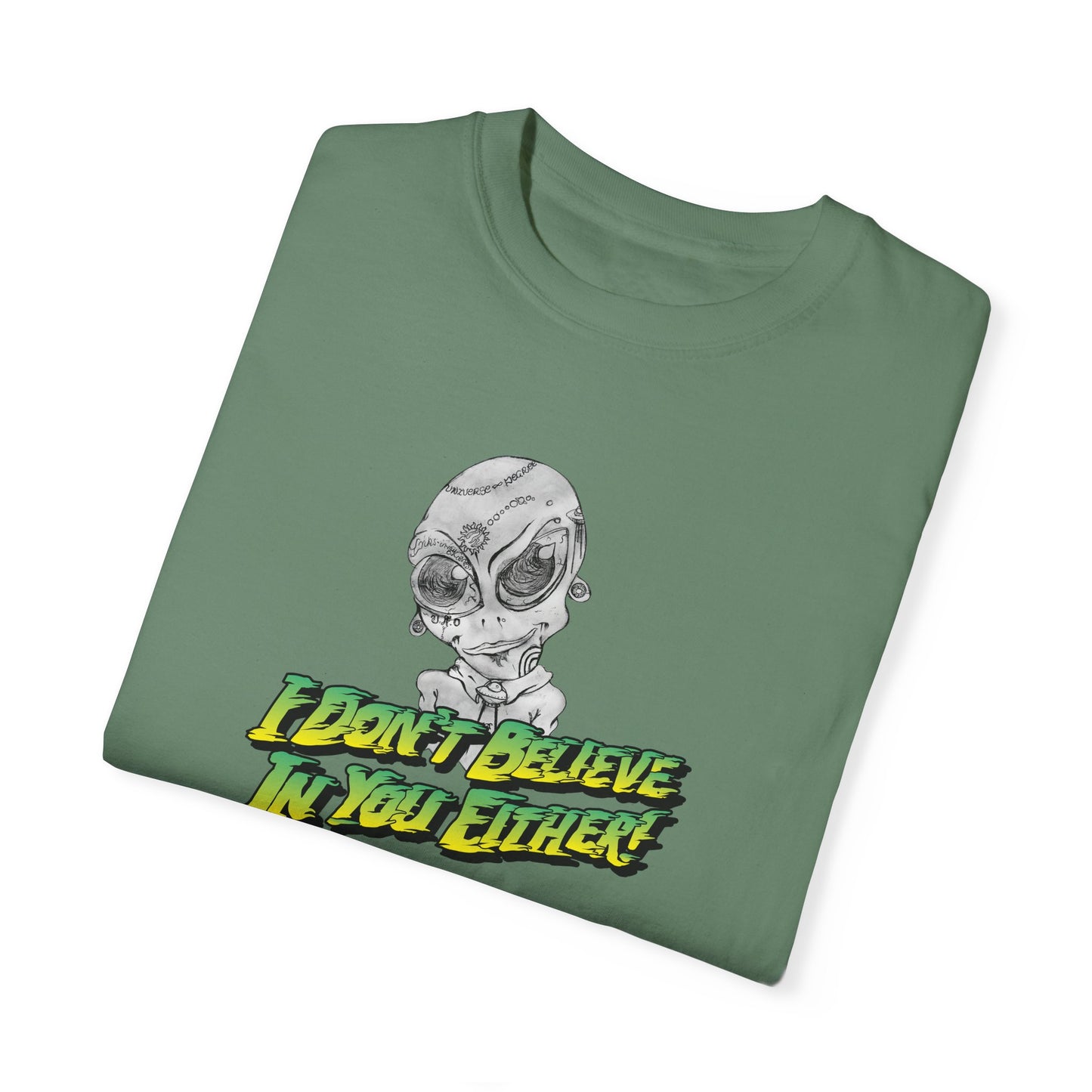 Alien Face Tattoos Unisex T-shirt
